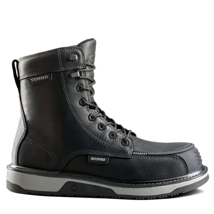 Terra® Men's Terra Ironstone 8" Waterproof Composite Toe Safety Work Boot / 839FBK