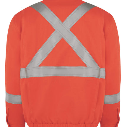 Bulwark® MEN'S LIGHTWEIGHT EXCEL FR® COMFORTOUCH® LINED BOMBER JACKET / JLJPOR