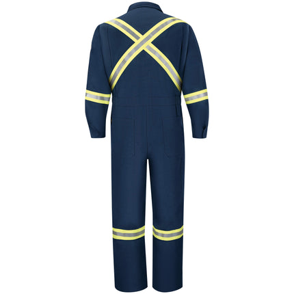 Bulwark® Men's Midweight Nomex FR Premium Coverall with Reflective Trim / CNBTNV
