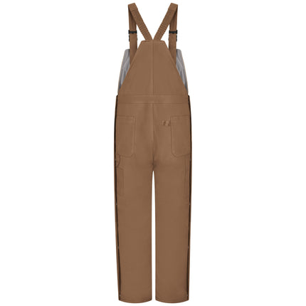 Bulwark® Men's Heavyweight Excel FR® ComforTouch® Deluxe Insulated Brown Duck Bib Overall / BLN4BD