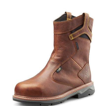 Terra® Men's Terra Patton Wellington Waterproof Aluminum Toe Pull-On Safety Work Boot with Internal Met Guard / 4TCCBN