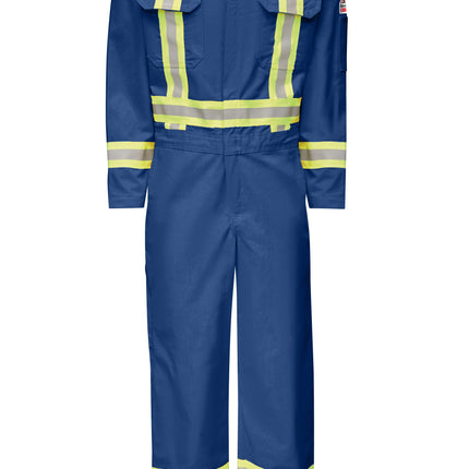Bulwark® Men's Midweight FR Premium Coverall with Reflective Trim / CLBCRB