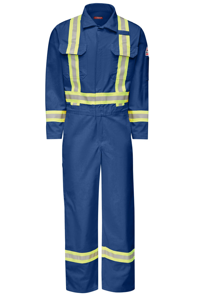 Bulwark® Men's Midweight FR Premium Coverall with Reflective Trim / CLBCRB