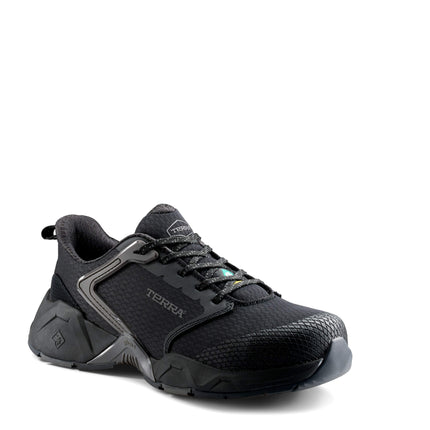 Terra® Men's Terra Vector Composite Toe Athletic Safety Work Shoe / 1298BK