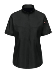 Red Kap® Women's Short Sleeve Performance Pro+ Work Shirt with OilBlok + MIMIX® / SX45BK