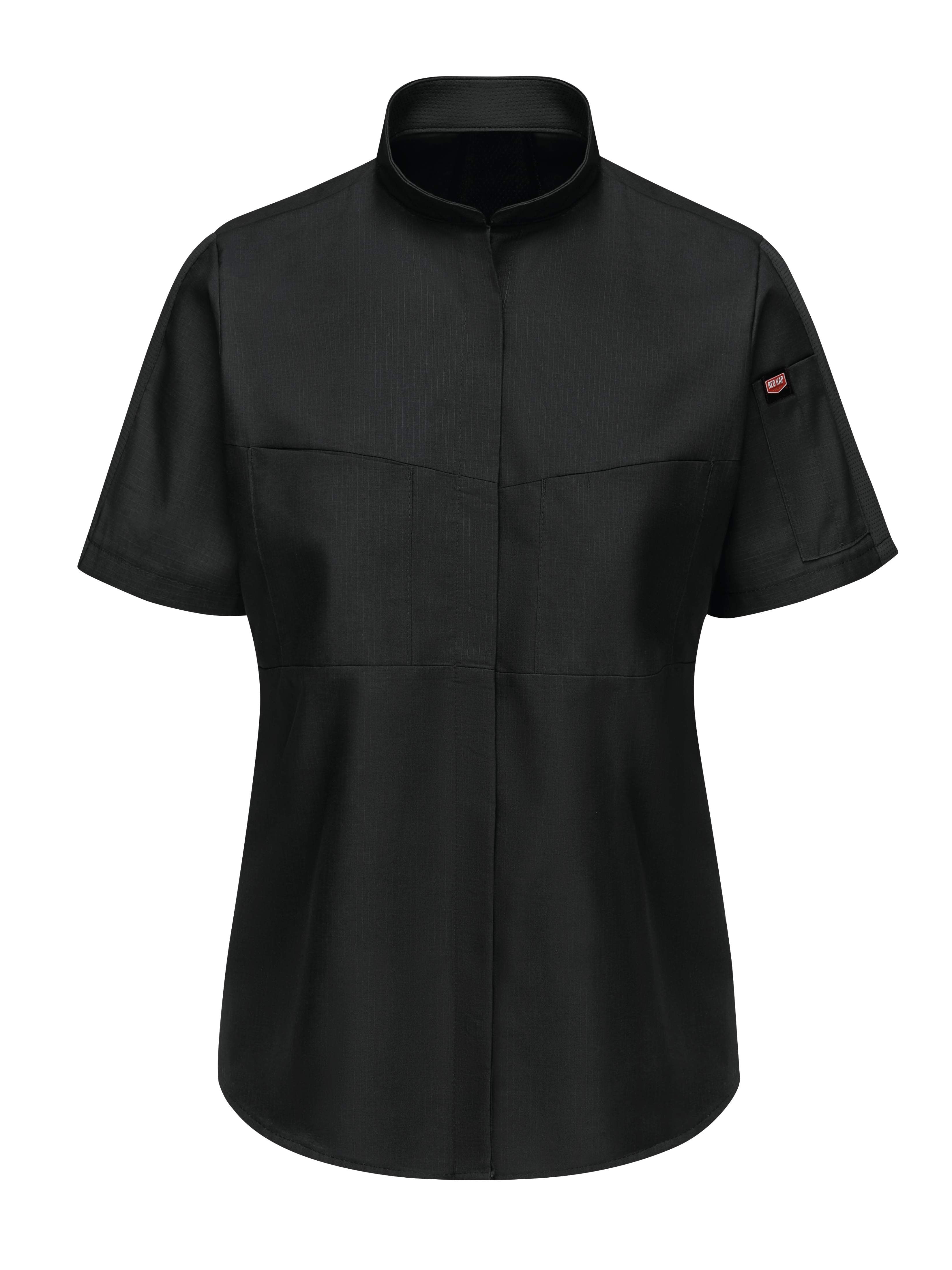 Red Kap® Women's Short Sleeve Performance Pro+ Work Shirt with OilBlok + MIMIX® / SX45BK