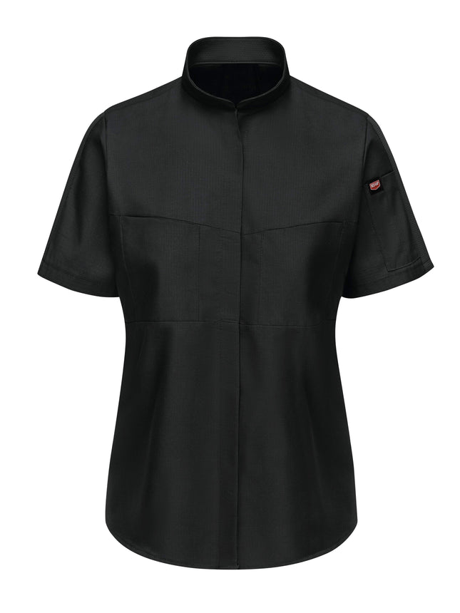 Red Kap® Women's Short Sleeve Performance Pro+ Work Shirt with OilBlok + MIMIX® / SX45BK