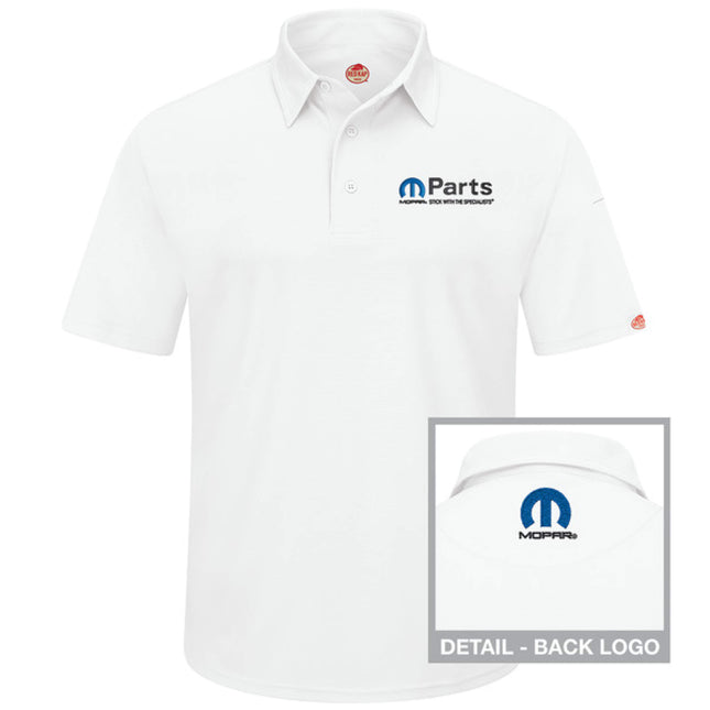 Red Kap® Men's Short Sleeve Performance Knit® Flex Series Pro Polo / 5246WH