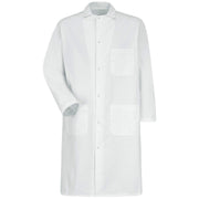 Red Kap® Gripper-Front Butcher Frock with Exterior Pocket / 4016WH