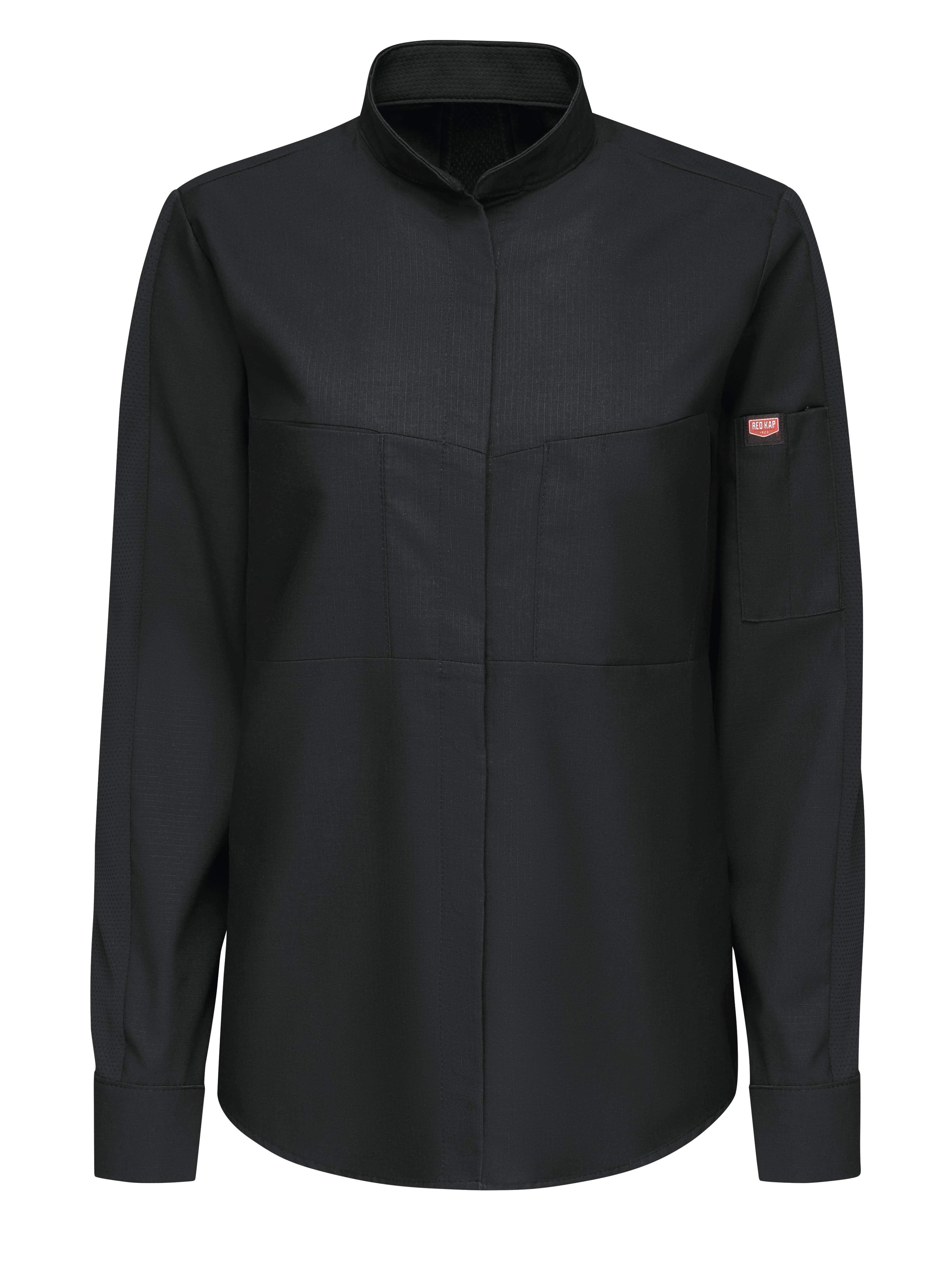 Red Kap® Women's Long Sleeve Performance Pro+ Work Shirt with OilBlok + MIMIX® / SX35BK