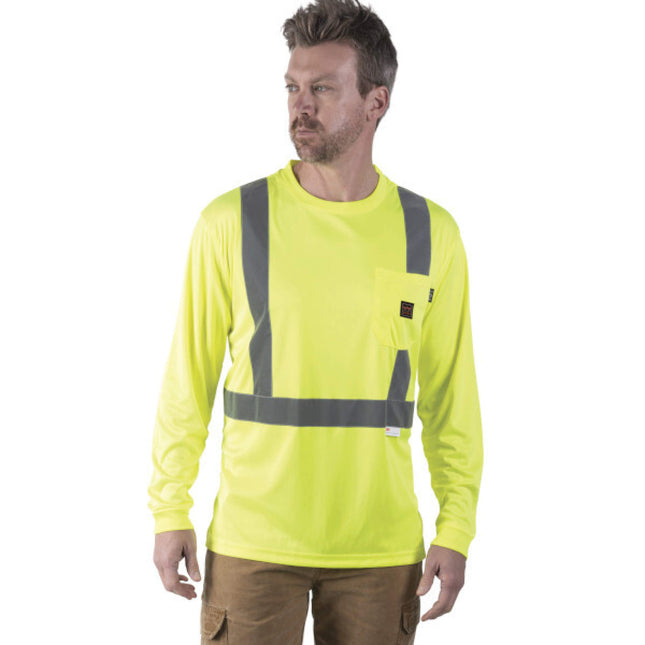 Liberty® Hi-Vis ANSI II Long Sleeve Safety T-Shirt / YL17VY