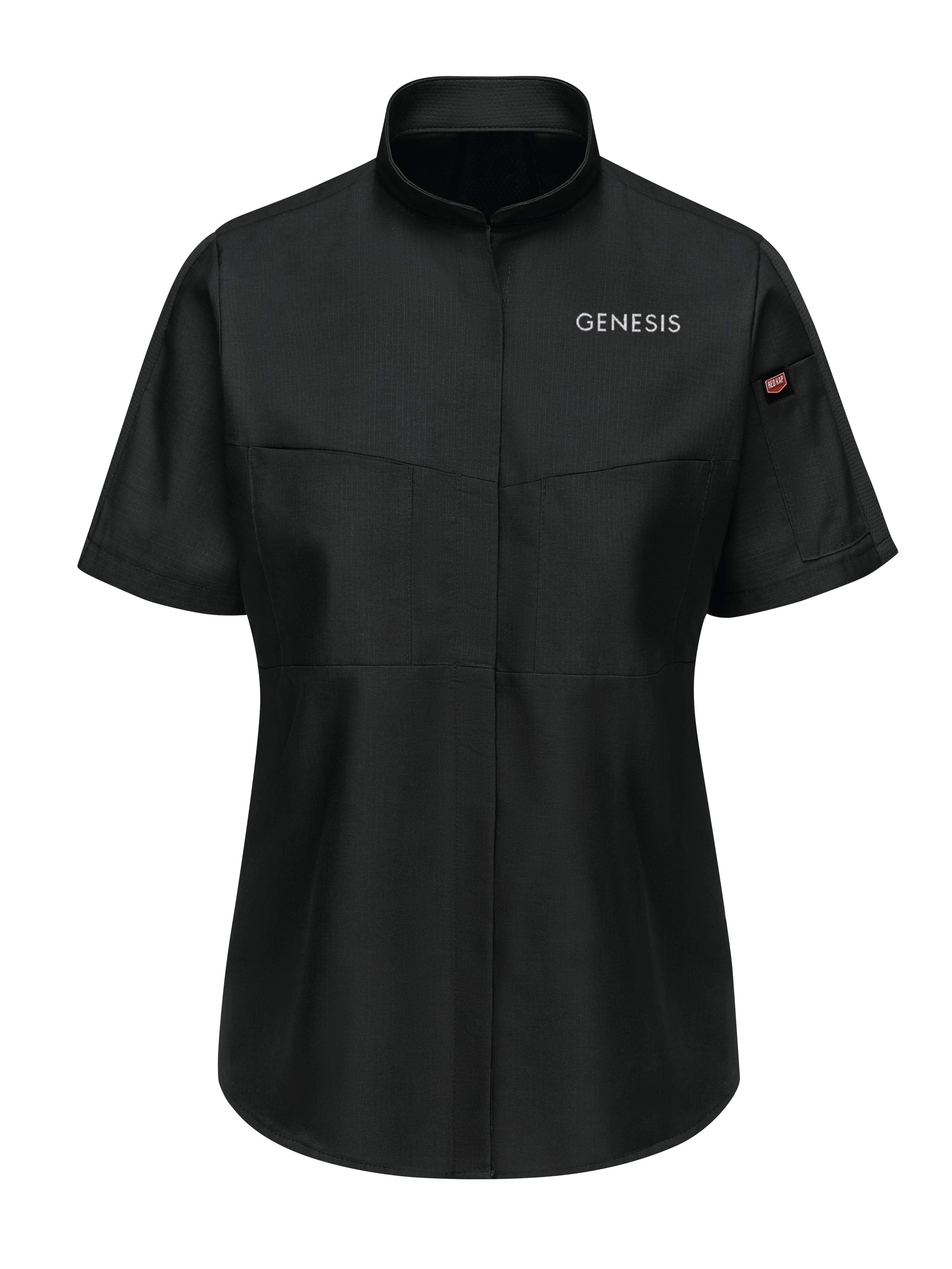 Red Kap® Women's Short Sleeve Performance Pro+ Work Shirt with OilBlok + MIMIX® / SX45BK
