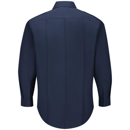 Workrite® Fire Service Men's Non-FR 100% Cotton Classic Long Sleeve Fire Chief Shirt / FCS0NV