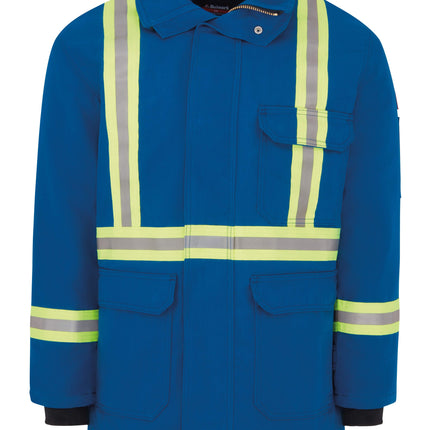 Bulwark® Men's Heavyweight Nomex FR Insulated Deluxe Parka with Reflective Trim / JNPCRB