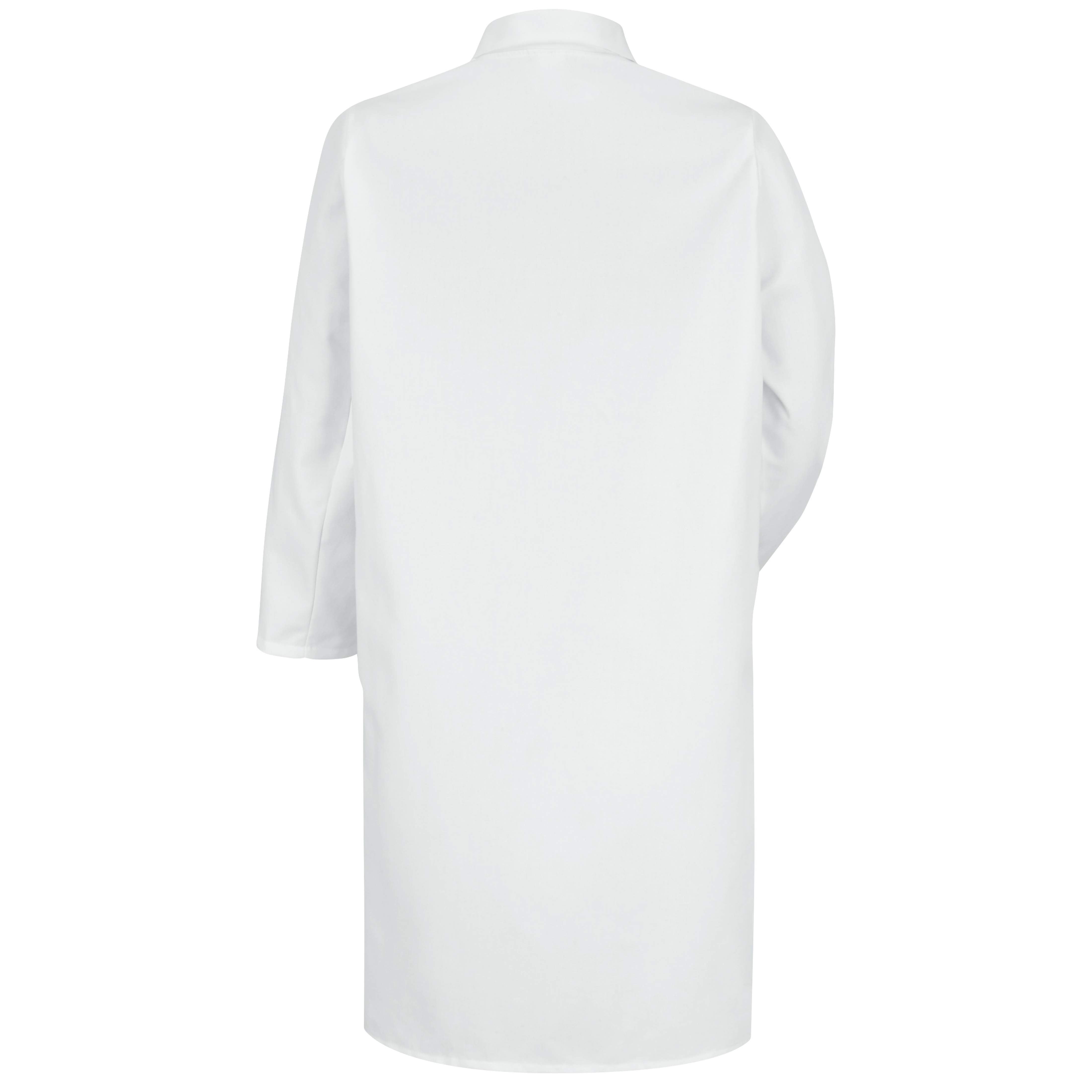 Red Kap® Gripper-Front Butcher Frock without Pockets / 4006WH