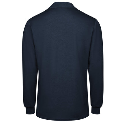 Workrite® Fire Service Men's Long Sleeve Station Wear Polo Shirt / FT20NV
