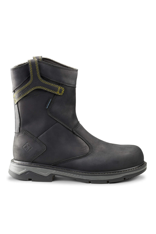 Terra® Men's Terra Patton Wellington Waterproof Aluminum Toe Pull-On Safety Work Boot / 4TCBBK