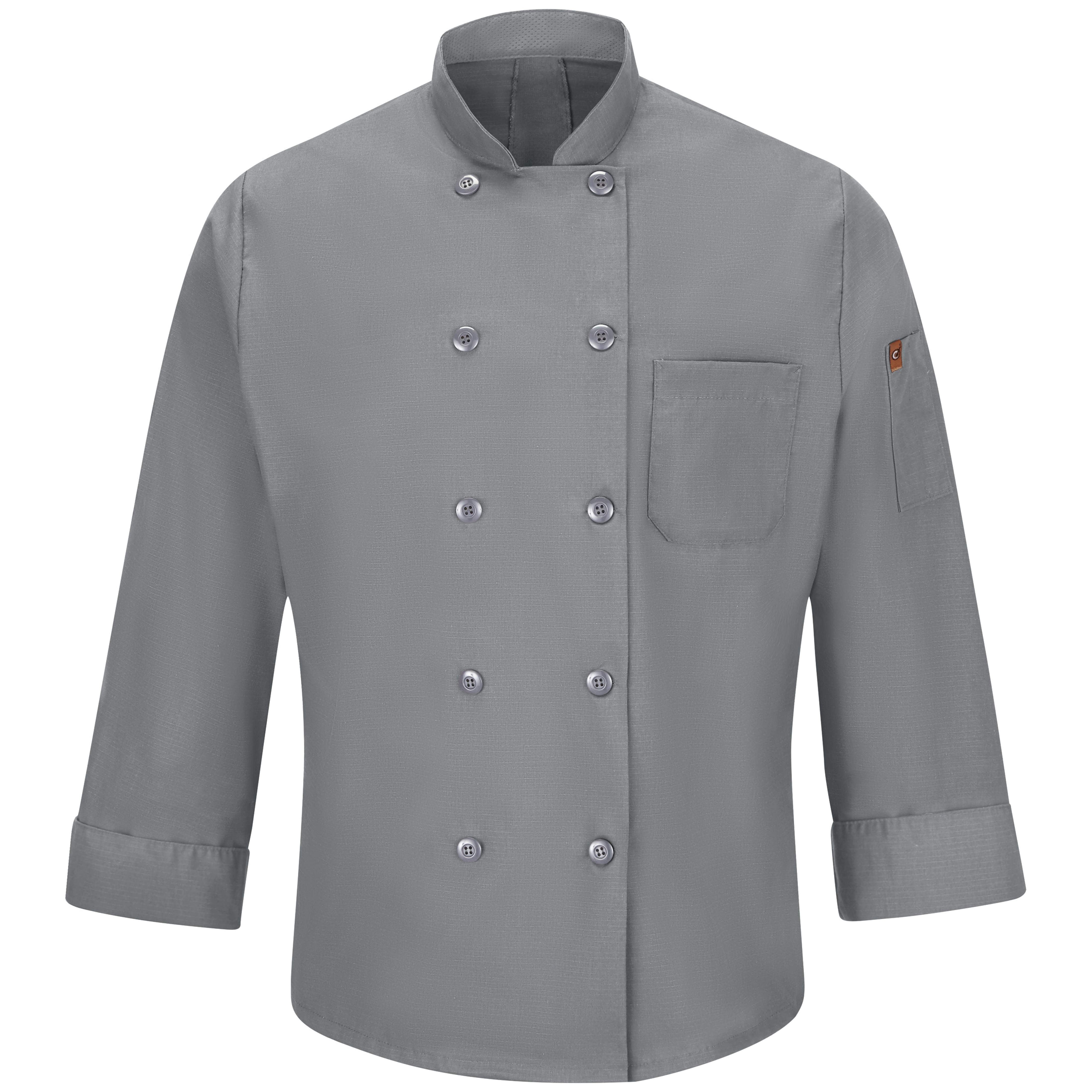 Red Kap® Men's Chef Coat with OilBlok + MIMIX® / 042XGY