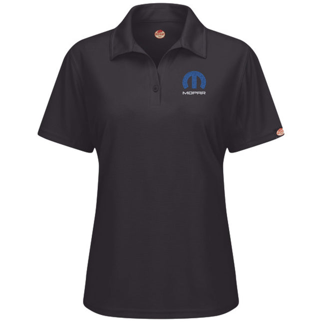 Red Kap® Mopar Women's Short Sleeve Performance Knit® Flex Series Pro Polo / 5247BK