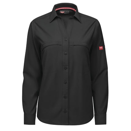 Red Kap® Women's Cooling Long Sleeve Work Shirt / TSW3BK