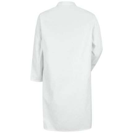 Red Kap® Gripper-Front Butcher Frock with Interior Pocket / 4004WH