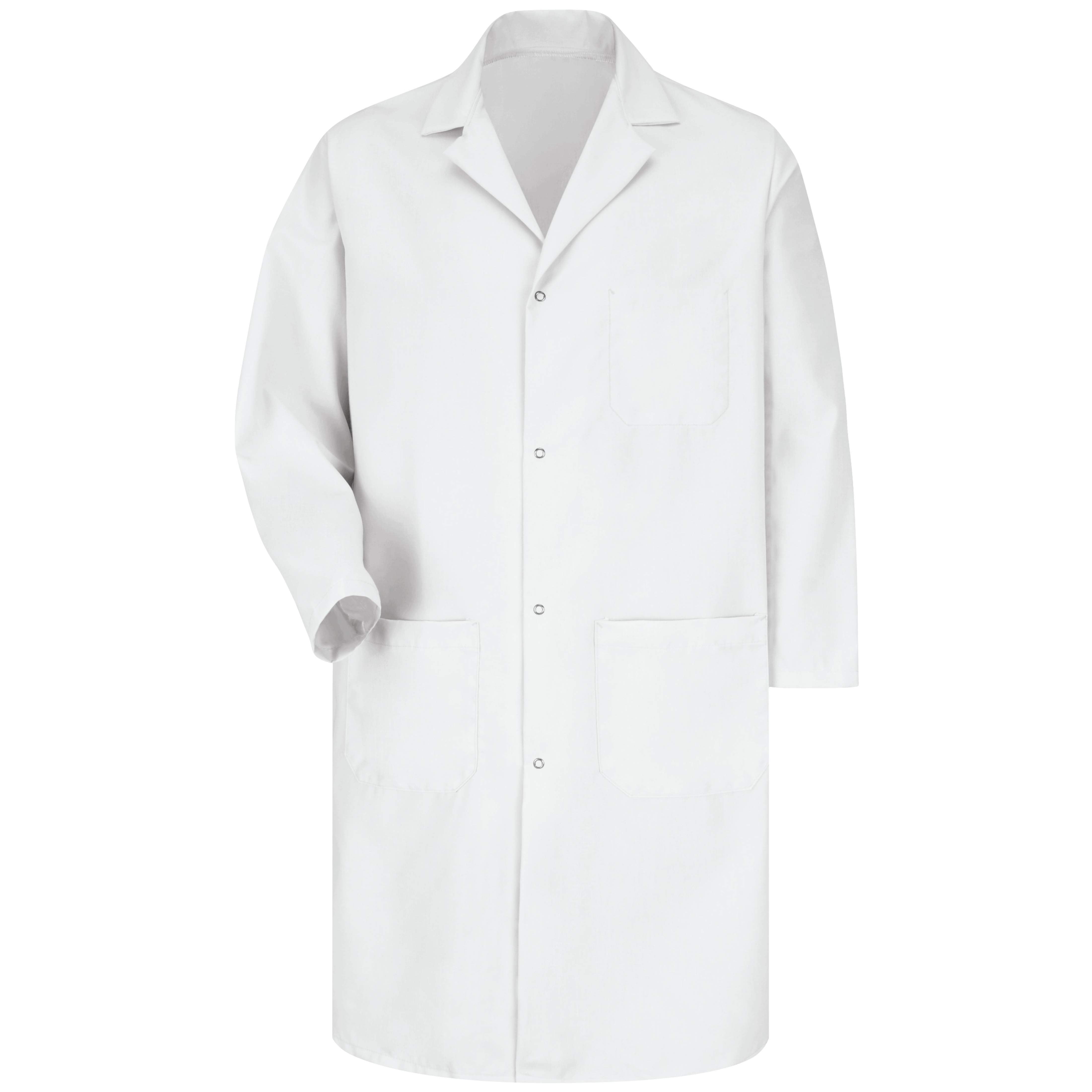 Red Kap® Men's Gripper-Front Lab Coat / 5080WH