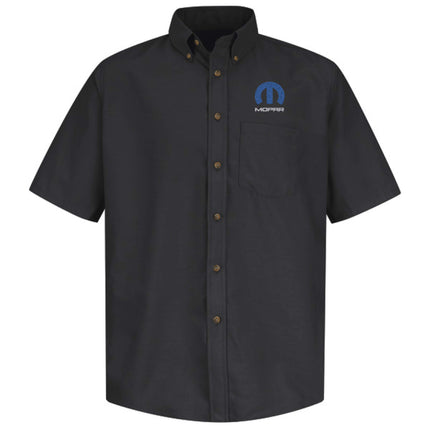 Red Kap® Mopar Men's Short Sleeve Poplin Dress Shirt / 1497BK