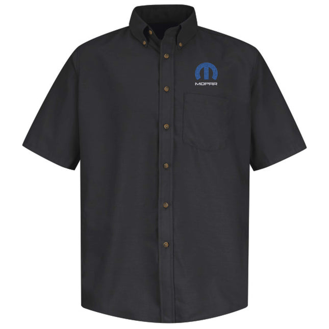 Red Kap® Mopar Men's Short Sleeve Poplin Dress Shirt / 1497BK