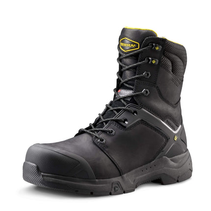 Terra® Men's Terra Carbine 8" Waterproof Composite Toe Safety Work Boot / 4TCRBK