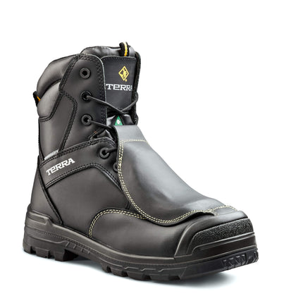 Terra® Men's Terra Barricade 8" Composite Toe Safety Work Boot with External Met Guard / K305BK