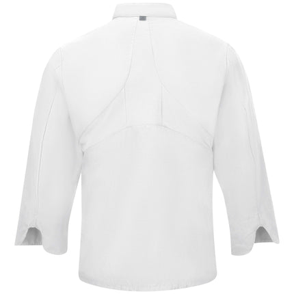 Red Kap® Men's Chef Coat with OilBlok + MIMIX® / 042XWH