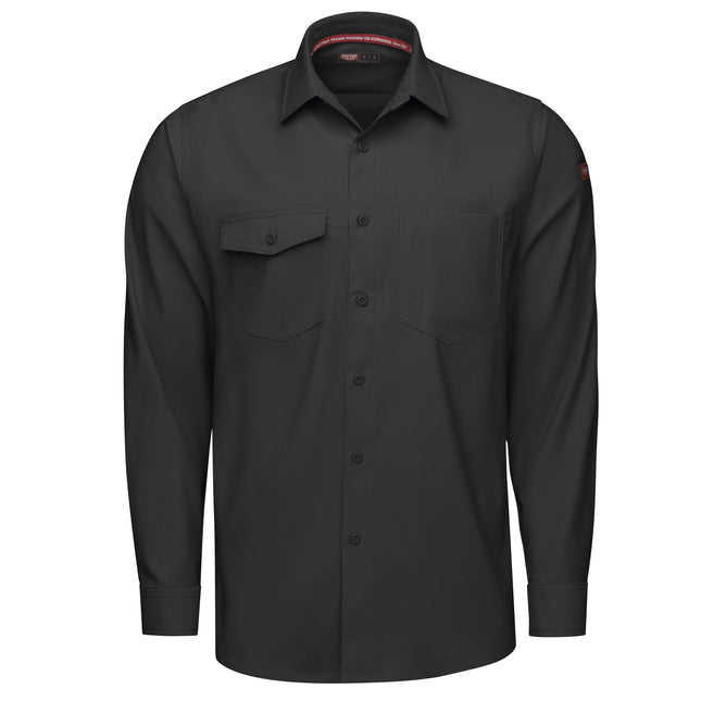 Red Kap® Men's Cooling Long Sleeve Work Shirt / TSM4BK