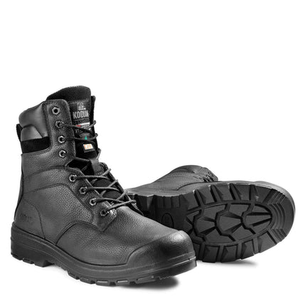 Kodiak® Men's Kodiak Greb 8" Steel Toe Safety Work Boot / 4TH3BK