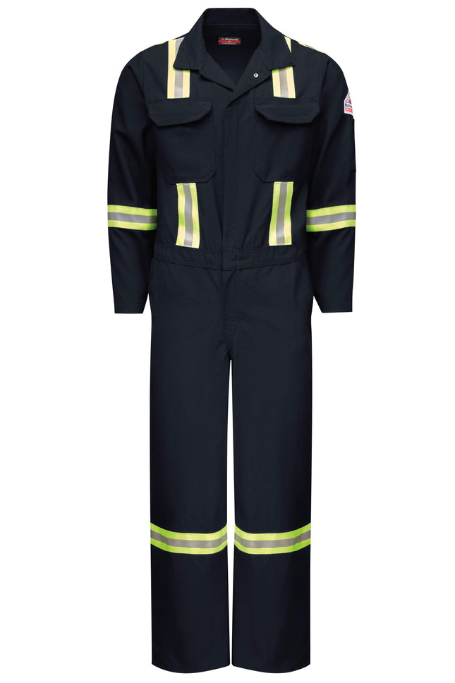 Bulwark® Men's Midweight Nomex FR Premium Coverall with Reflective Trim / CNBTNV
