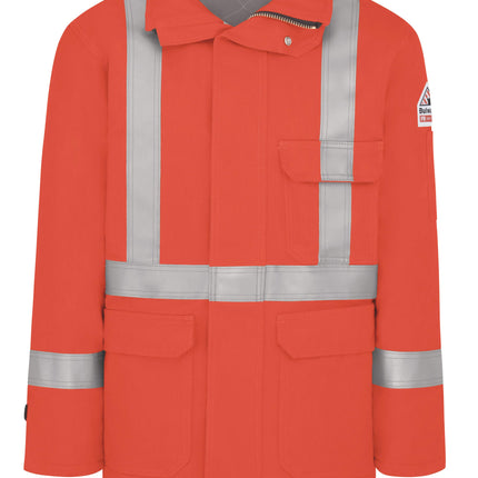 Bulwark® Men's Heavyweight FR Insulated Deluxe Parka with CSA Compliant Reflective Trim / JLPSOR