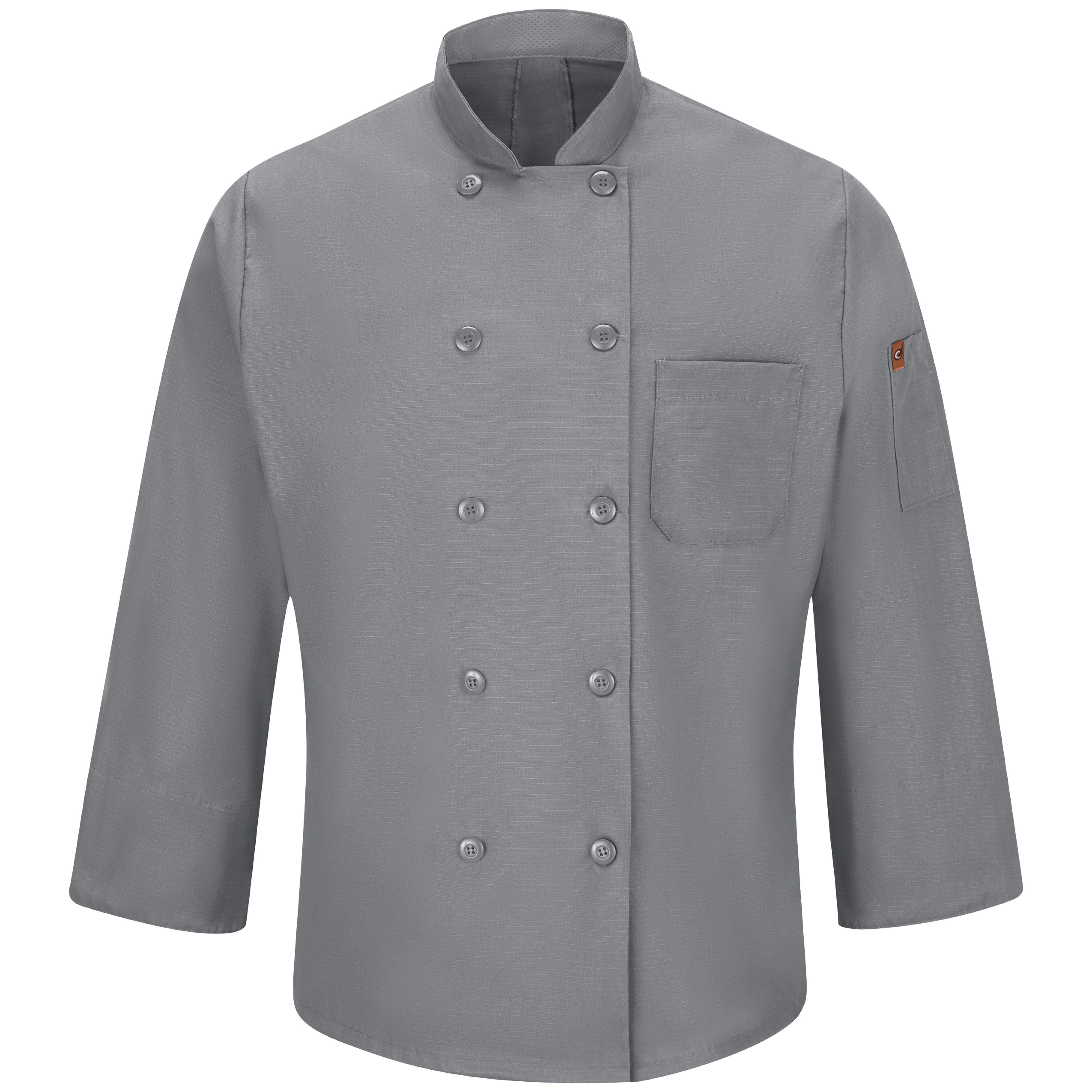 Red Kap® Men's Chef Coat with OilBlok + MIMIX® / 042XGY