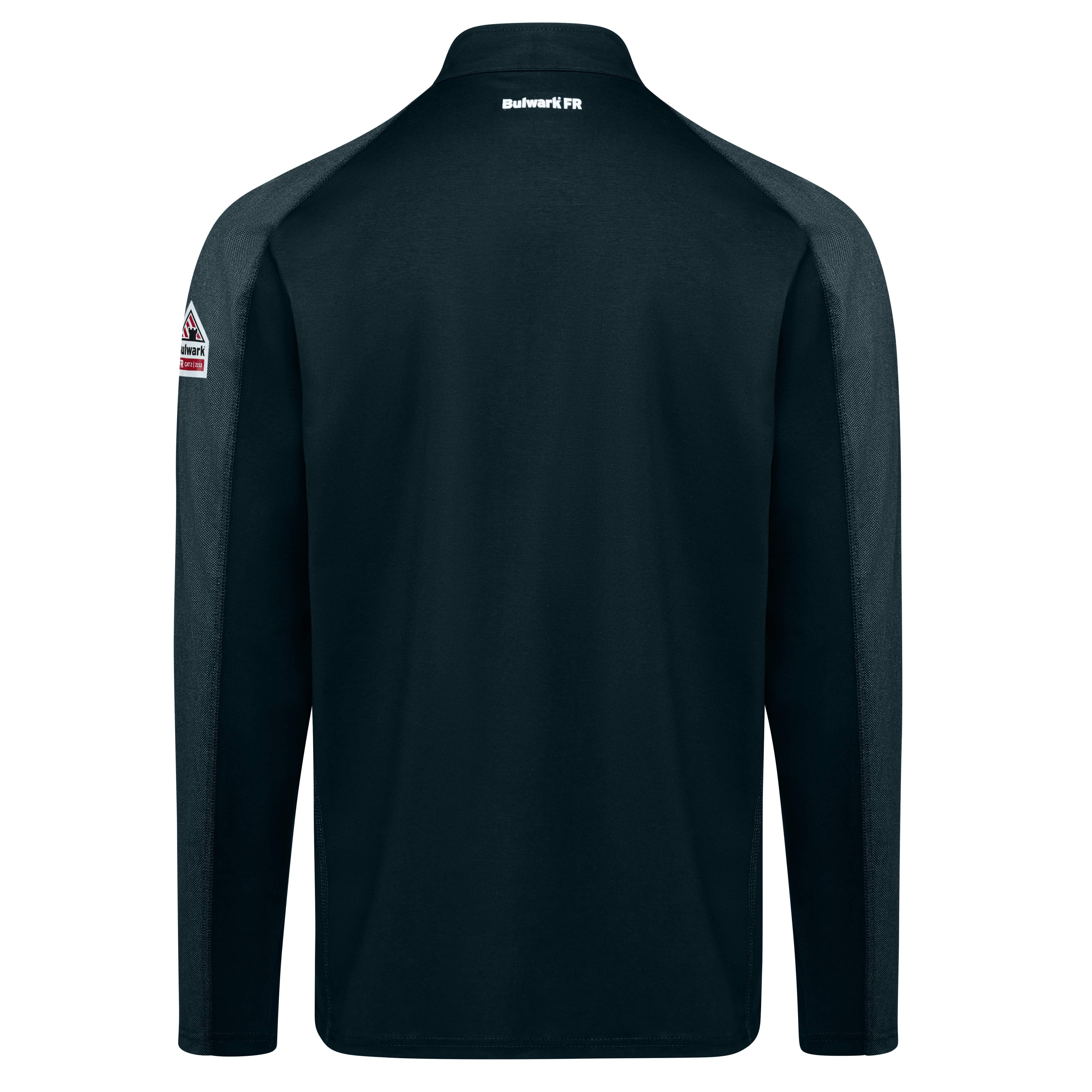 Bulwark® Men's 1/4 Zip Flex Knit / STZ2NV
