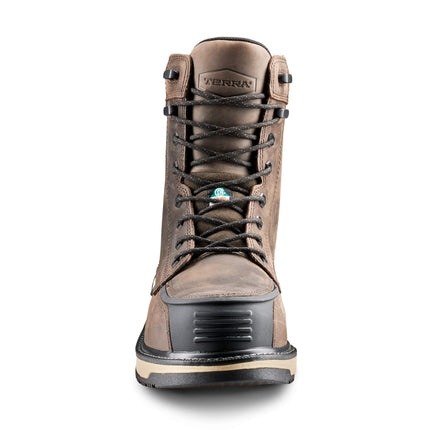 Terra® Men's Terra Ironstone 8" Waterproof Composite Toe Safety Work Boot / 839FDB