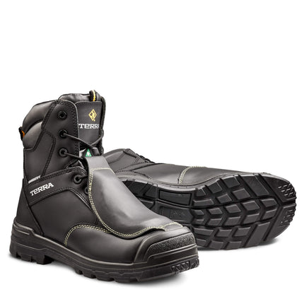 Terra® Men's Terra Barricade 8" Composite Toe Safety Work Boot with External Met Guard / K305BK
