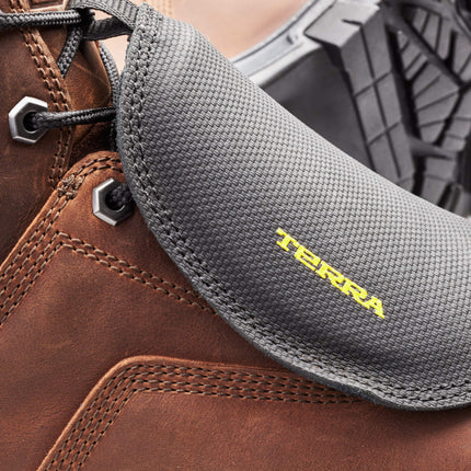 Terra® Men's Terra Sentry 2020 6" Nano Composite Toe Safety Work Boot with External Met Guard / 4NRXBN