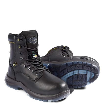 Terra® Women's Terra Brenn 8" Composite Toe Safety Work Boot with Internal Met Guard / 4NRDBK