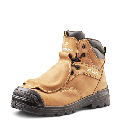 Terra® Men's Terra Barricade 6" Composite Toe Safety Work Boot with External Met Guard / 3057BN