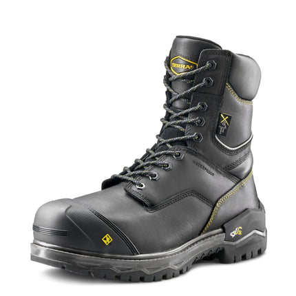 Terra® Men's Terra Gantry 8" Waterproof Nano Composite Toe Safety Work Boot with Internal Met Guard / 839CBK
