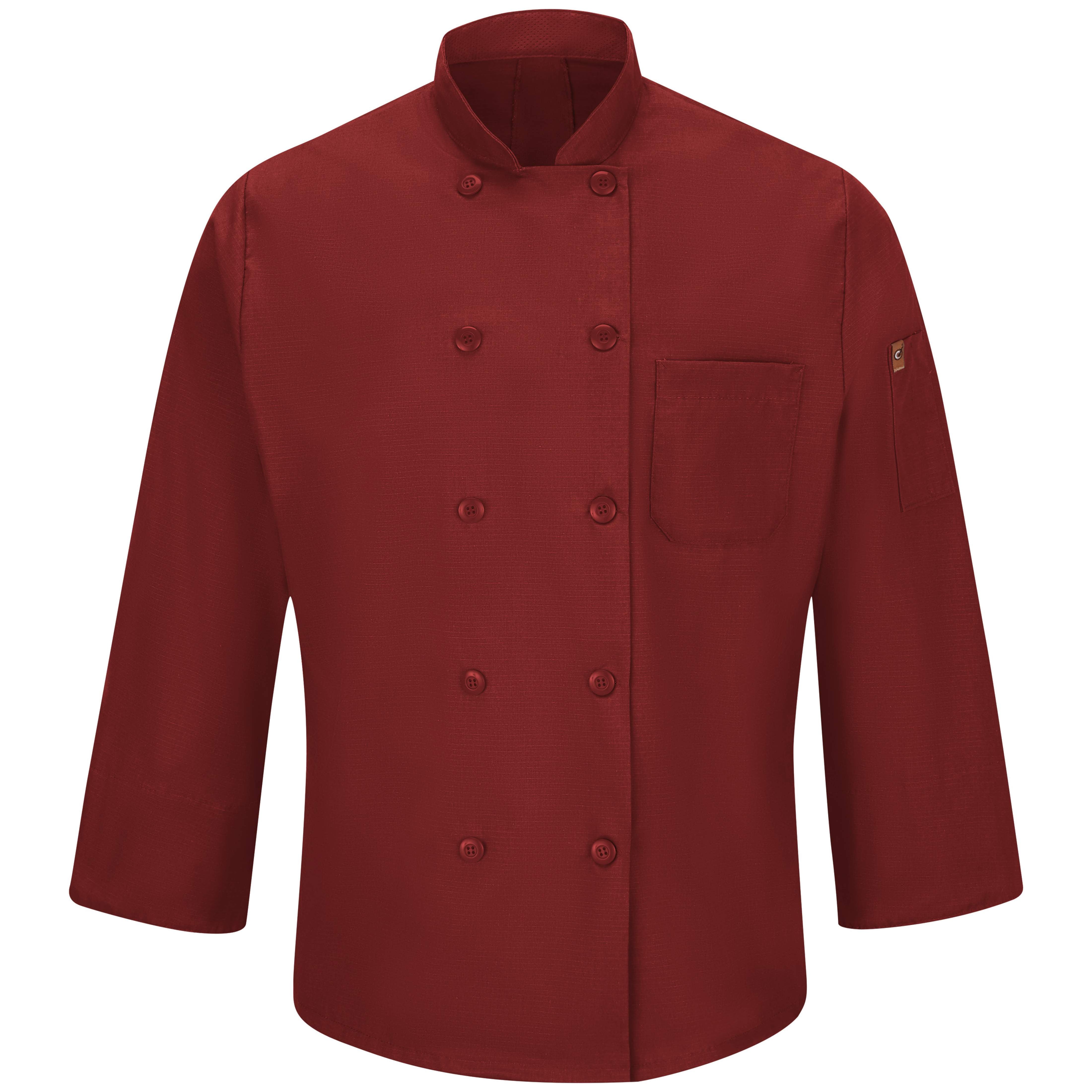 Red Kap® Men's Chef Coat with OilBlok + MIMIX® / 042XFR