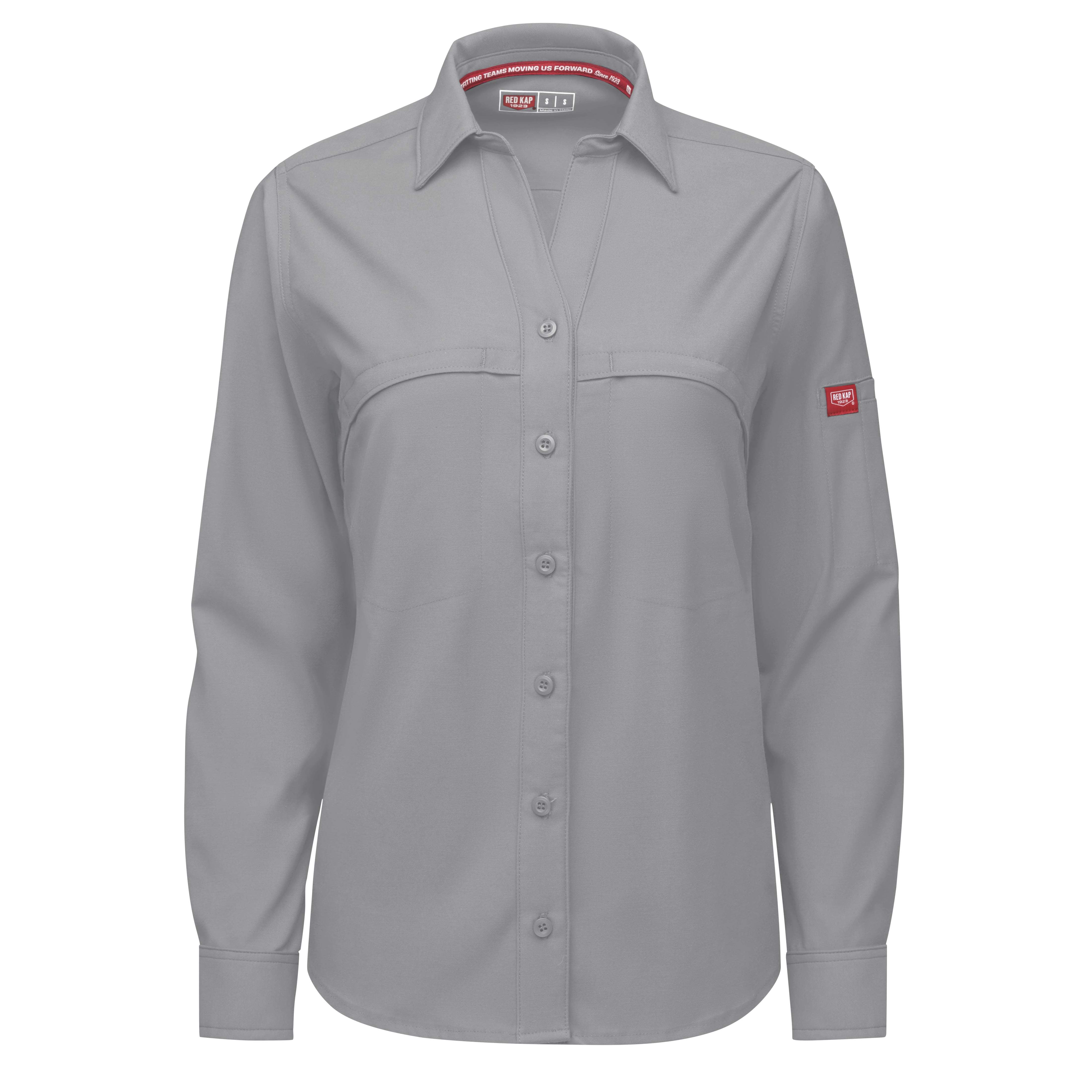 Red Kap® Women's Cooling Long Sleeve Work Shirt / TSW3GV