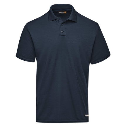 Workrite® Fire Service Men's Short Sleeve Station Wear Polo Shirt / FT10NV