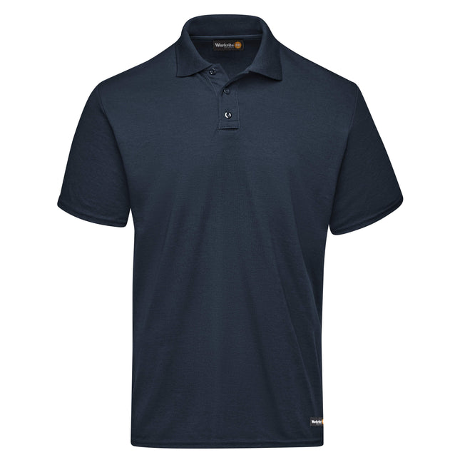 Workrite® Fire Service Men's Short Sleeve Station Wear Polo Shirt / FT10NV