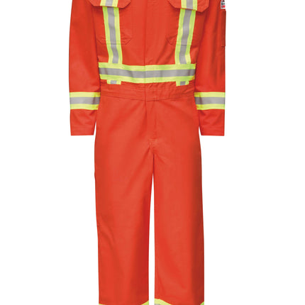 Bulwark® Men's Midweight FR Premium Coverall with Reflective Trim / CLBCOR