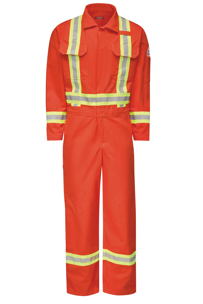 Bulwark® Men's Midweight FR Premium Coverall with Reflective Trim / CLBCOR