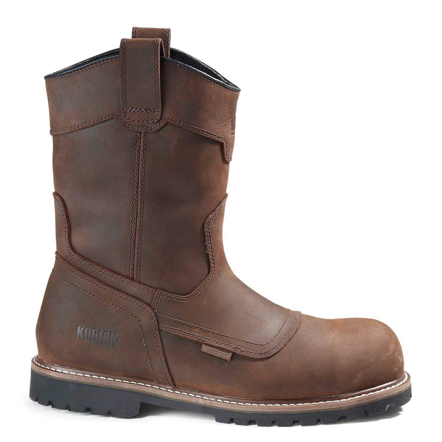 Kodiak® Men's Kodiak McKinney Wellington Waterproof Composite Toe Pull-On Safety Work Boot / 4TERDB